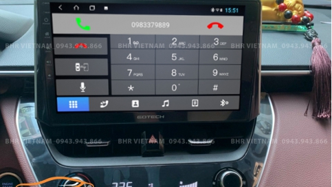 Màn hình DVD Android xe Toyota Cross 2020 - nay | Gotech GT8 Max